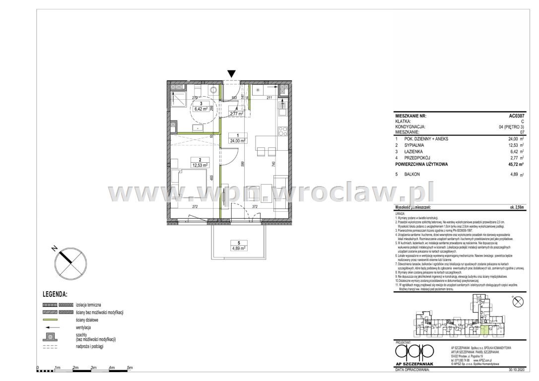 Mieszkanie dwupokojowe na sprzedaż Wrocław, Fabryczna, Pilczyce  46m2 Foto 2