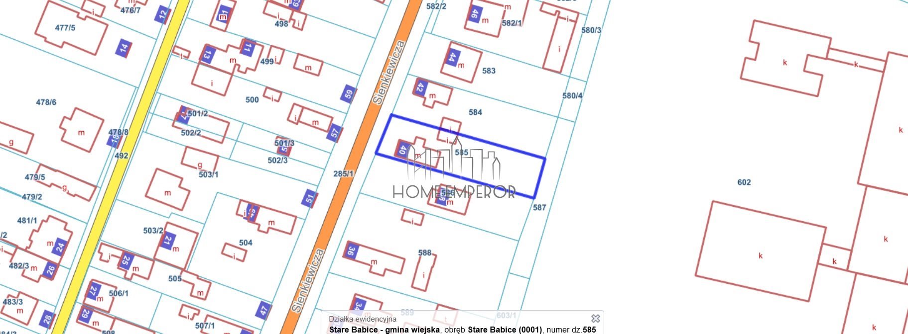 Działka budowlana na sprzedaż Stare Babice, Sienkiewicza  660m2 Foto 3