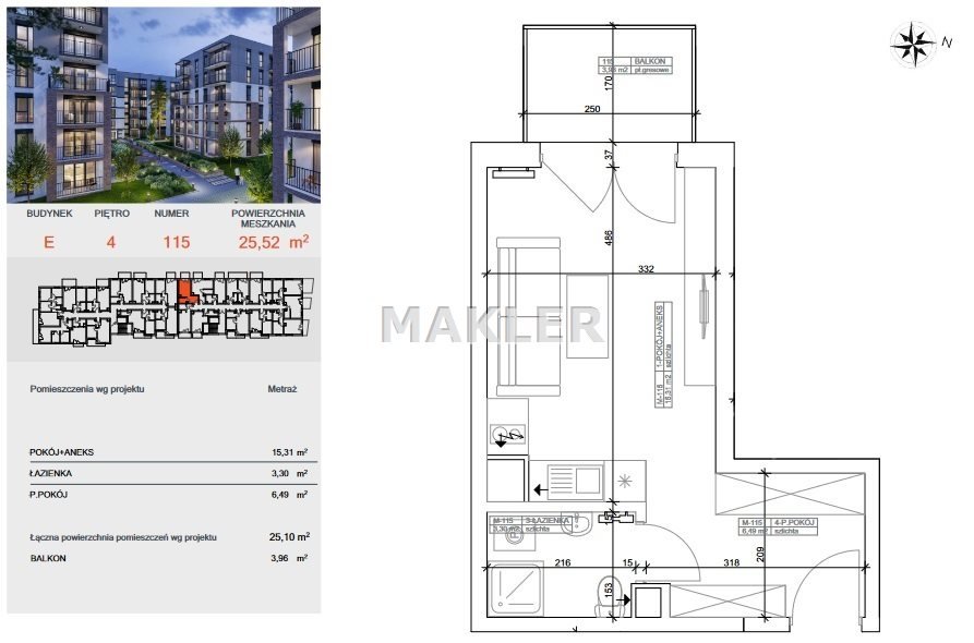 Kawalerka na sprzedaż Bydgoszcz, Bocianowo  26m2 Foto 5