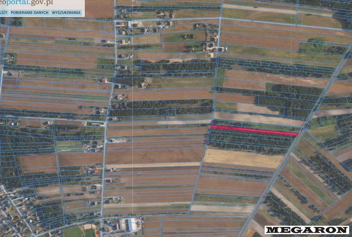 Działka rolna 2609 m² z dostępem do drogi, naturalny charakter Ostrowy nad Okszą  2 609m2 Foto 1