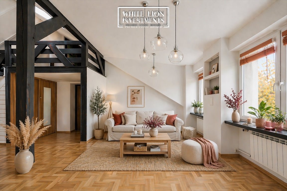 Przestronne 4/5-pok. loft z antresolami i wysokimi sufitami Warszawa, Mokotów, Obrzeżna  117m2 Foto 1