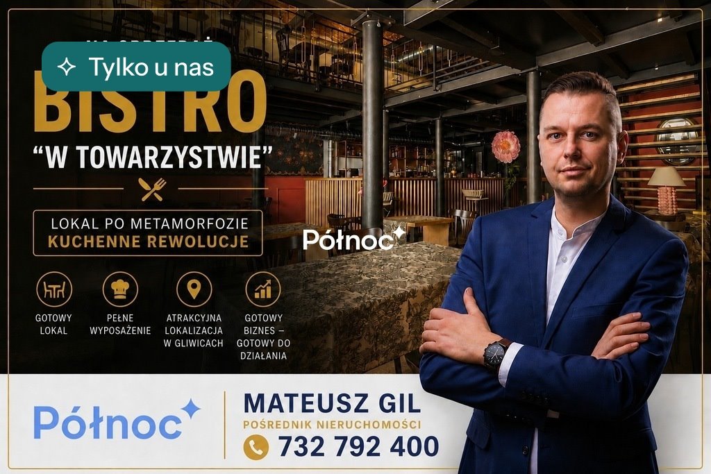Gliwice - Gotowy lokal gastronomiczny 250 m² przy Rynku Gliwice, Zwycięstwa  250m2 Foto 1