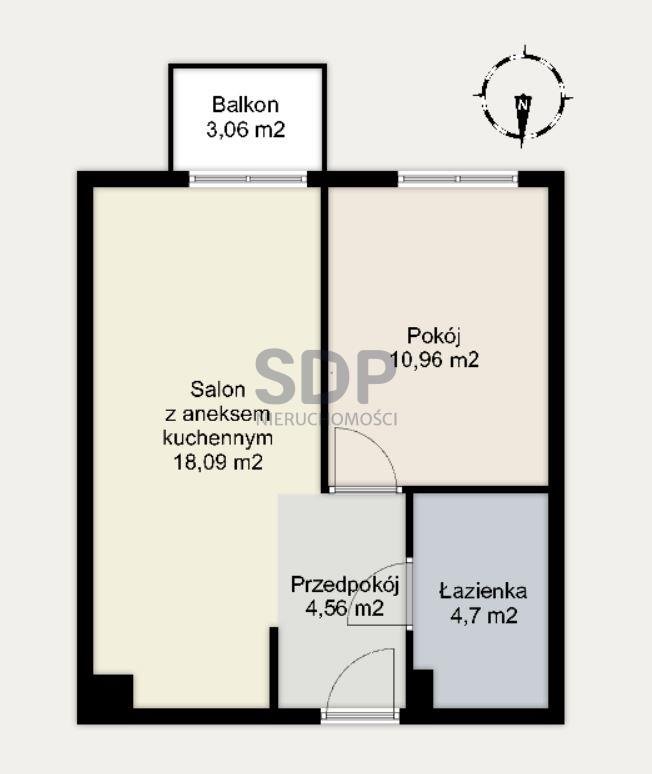 Mieszkanie dwupokojowe na sprzedaż Wrocław, Krzyki, Tarnogaj, Gazowa  38m2 Foto 6