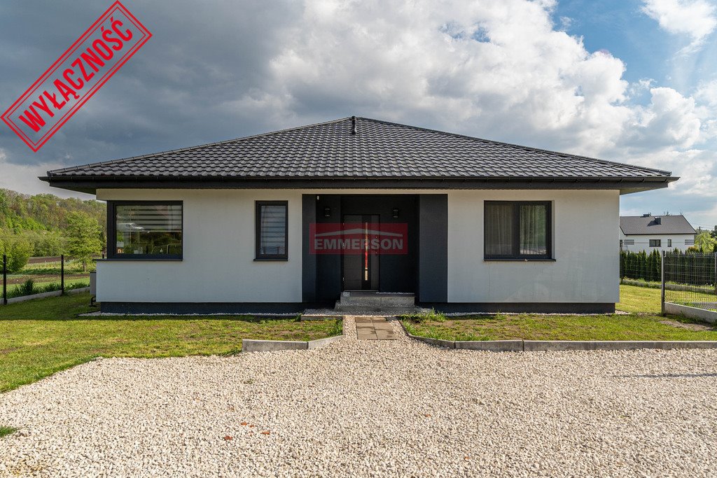 Do sprzedania nowoczesny dom 158 m² z tarasem i ogrzewaniem podłogowym Gnatowice  158m2 Foto 1