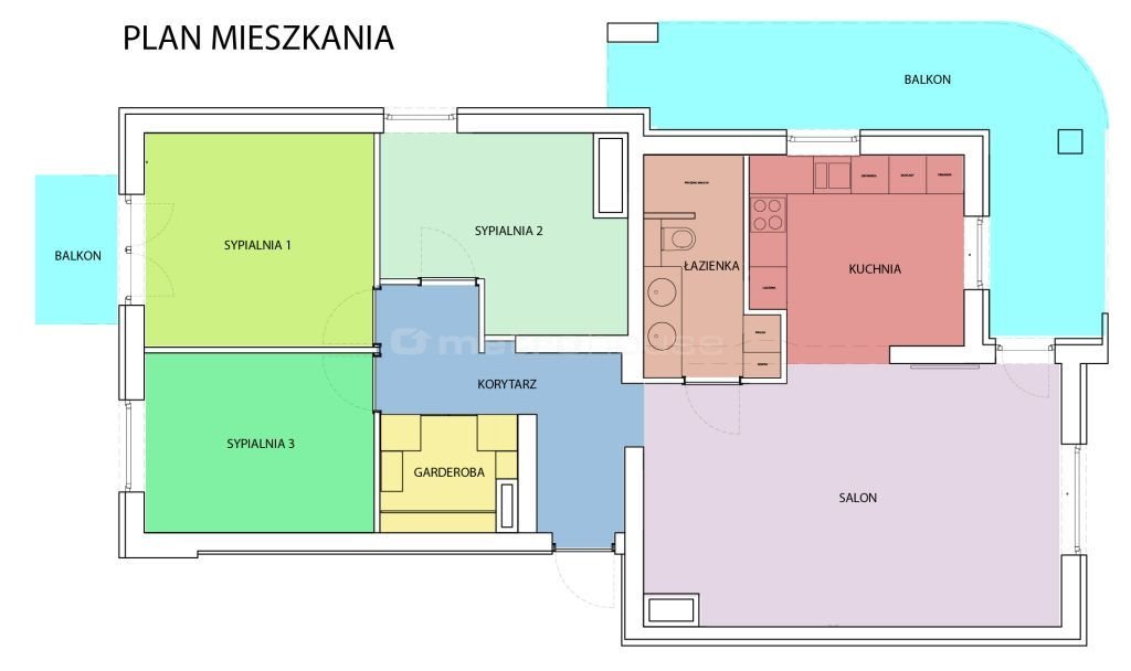 Mieszkanie czteropokojowe  na sprzedaż Skierniewice, Rawska  88m2 Foto 14