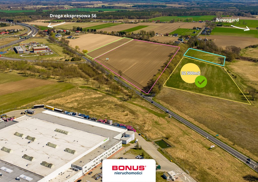 Polecam działkę usługową 32 500 m² z dostępem do mediów Wojcieszyn  32 500m2 Foto 1