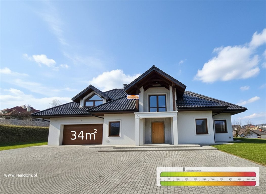 Nowoczesny dom z 2 działkami, 195 m², Tomaszowice Tomaszowice  279m2 Foto 1