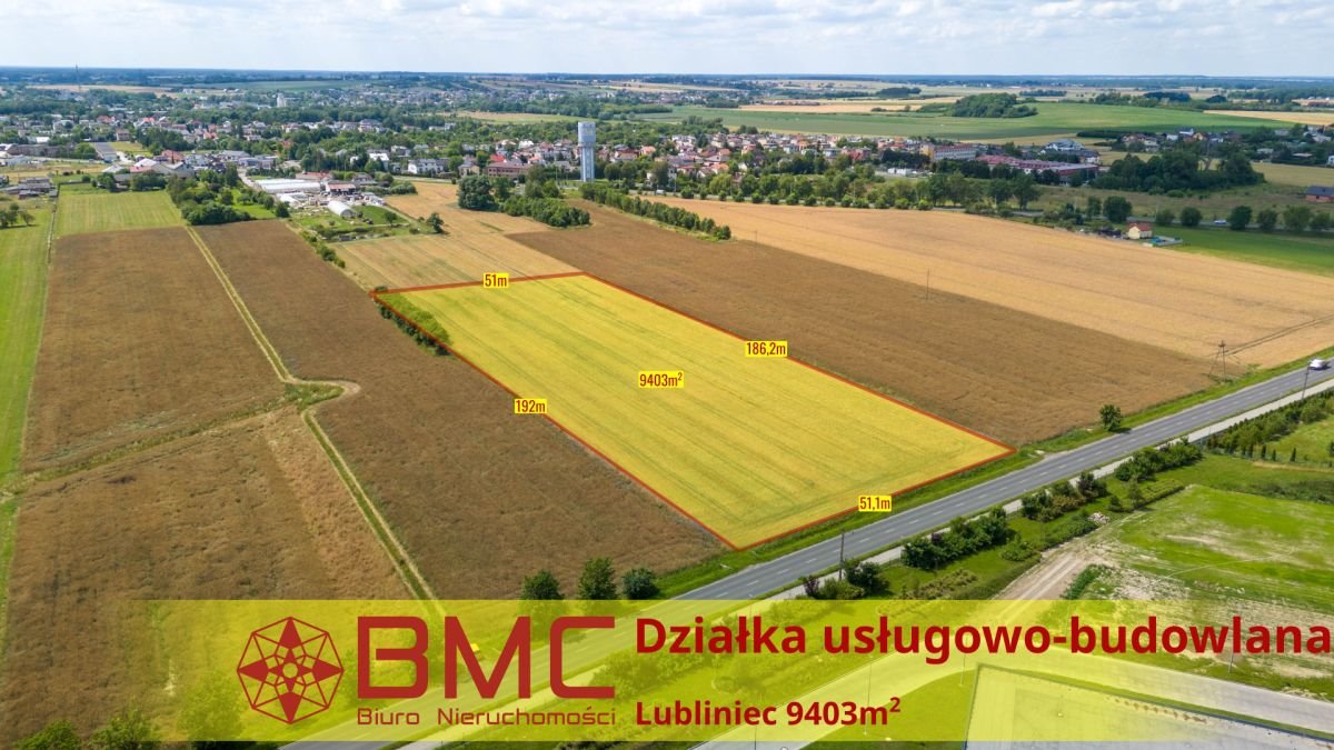 Działka przemysłowo-handlowa na sprzedaż Lubliniec, Klonowa  9 403m2 Foto 1