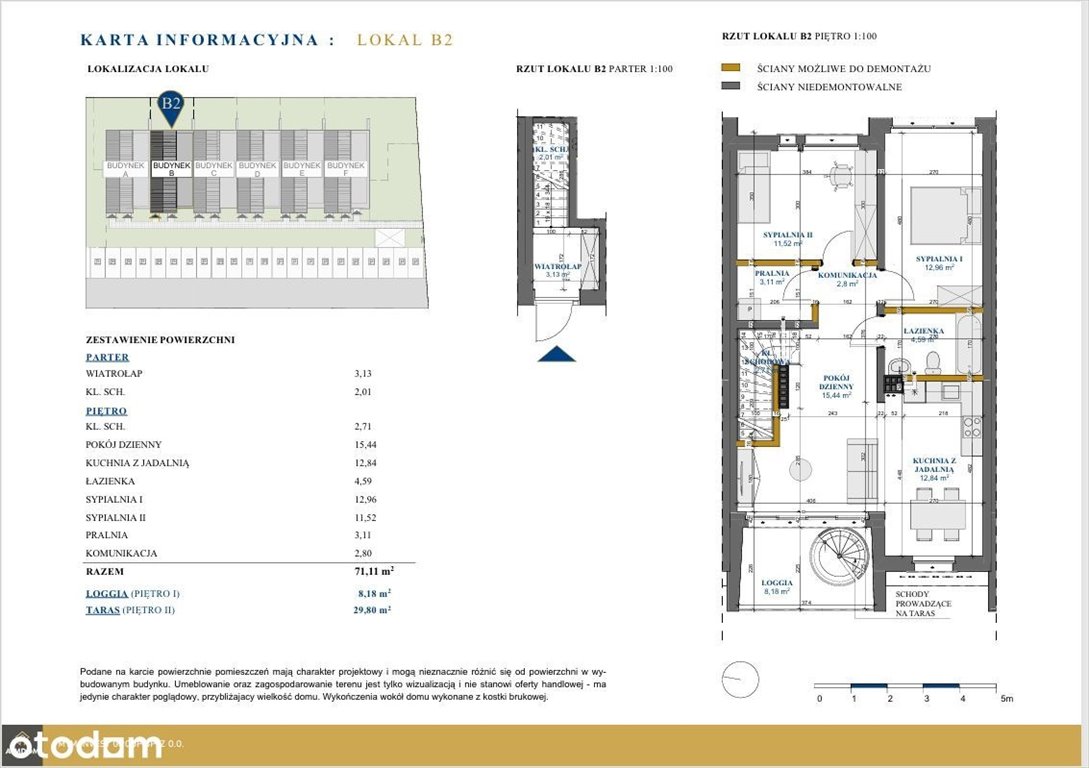 Mieszkanie trzypokojowe na sprzedaż Kłodzko  71m2 Foto 5