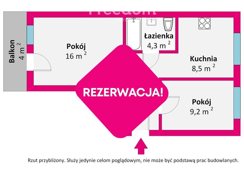Mieszkanie dwupokojowe na sprzedaż Białystok, Os. Leśna Dolina, św. Andrzeja Boboli  44m2 Foto 13