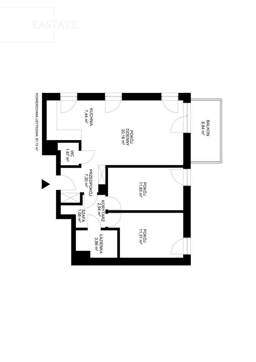 Mieszkanie czteropokojowe  na sprzedaż Warszawa, Ursus, Stanisława Bodycha  68m2 Foto 1