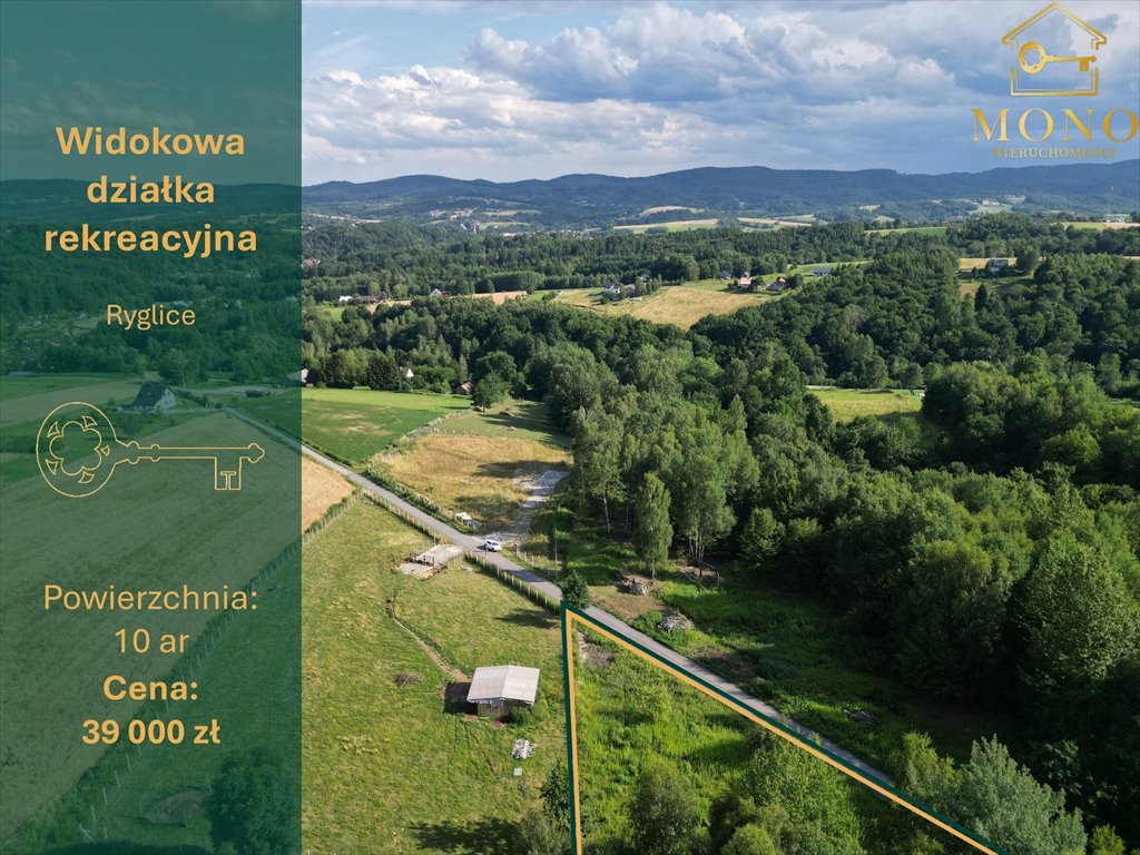 Działka rekreacyjna na sprzedaż Ryglice  1 000m2 Foto 1