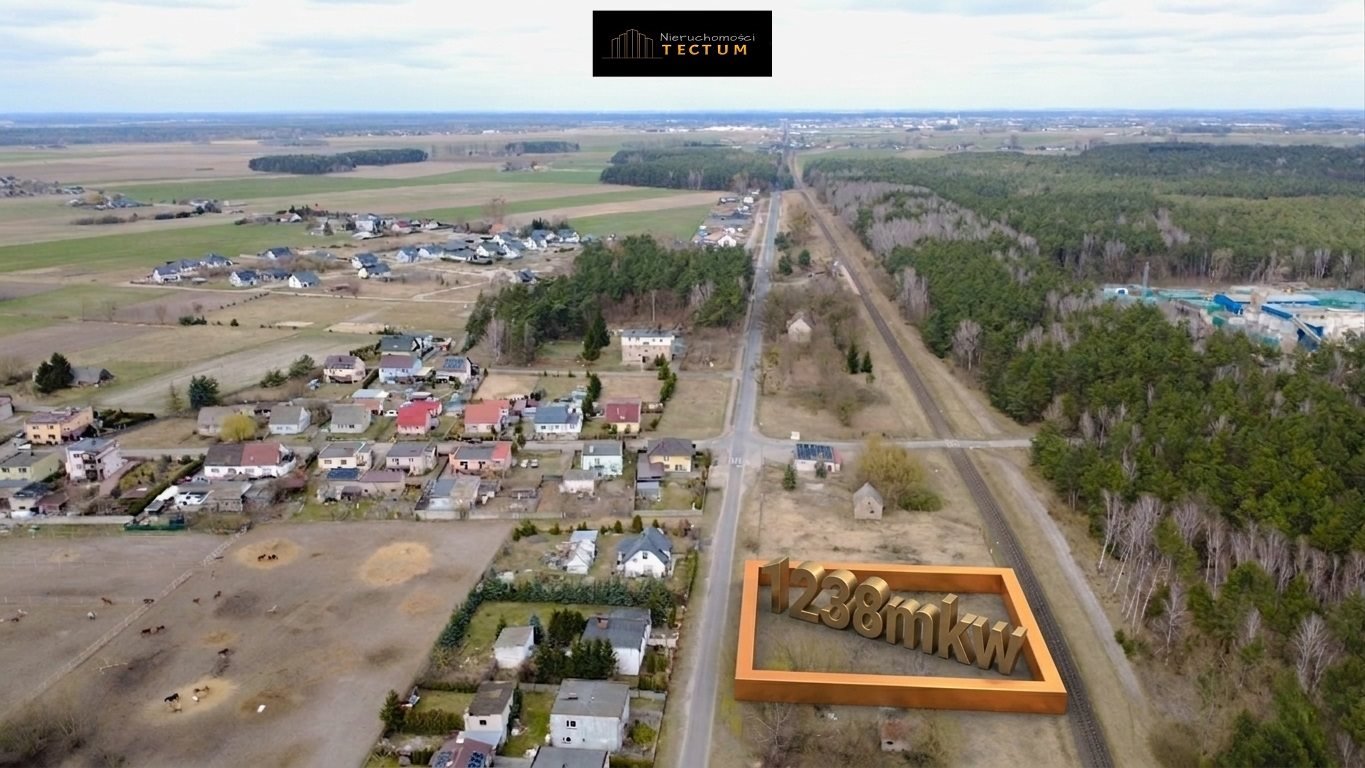 Działka budowlana 1238 m² z mediami i szybkim dojazdem Przysieczyn  1 238m2 Foto 1