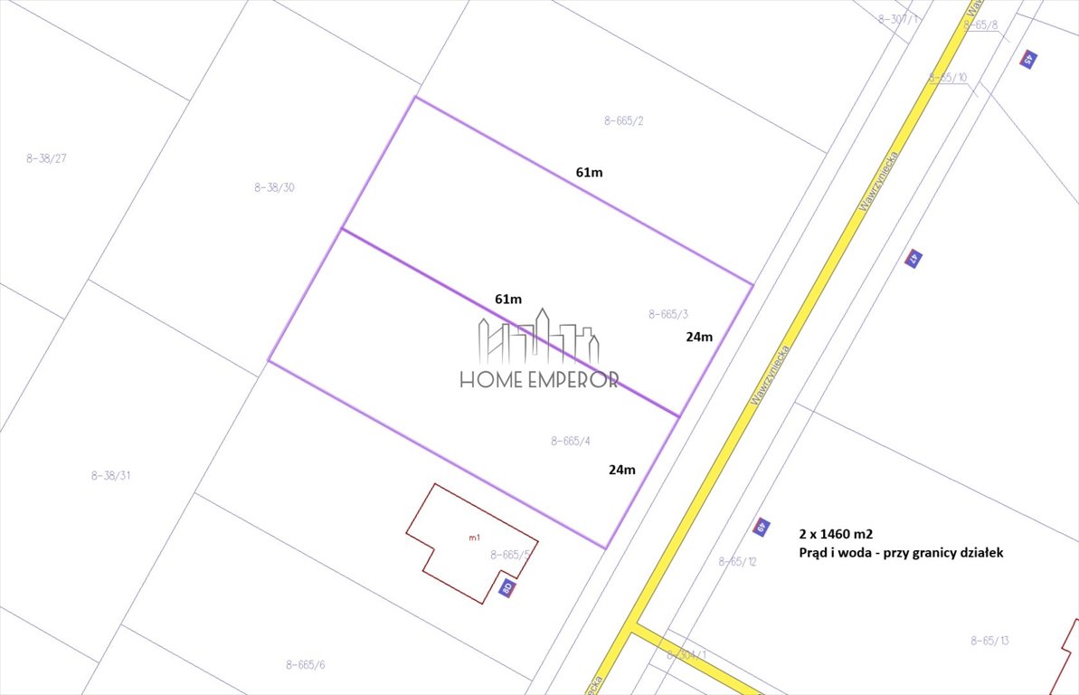 Do sprzedania działki 1460 m² w Gliniance z mediami i możliwością zabudowy Glinianka, Wawrzyniecka  1 460m2 Foto 1