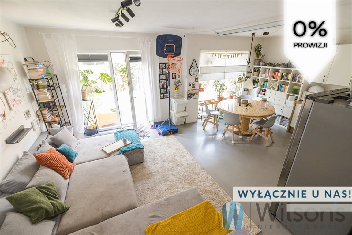 Nowoczesny segment 183 m2 z ogrodem i garażem w Łomiankach Łomianki, Prochownia  183m2 Foto 1