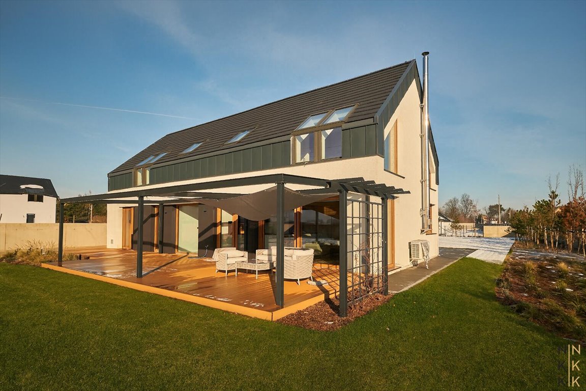 Nowoczesny dom 201m2 z garażem, tarasem i ogrodem Domasław, Akacjowa  267m2 Foto 1