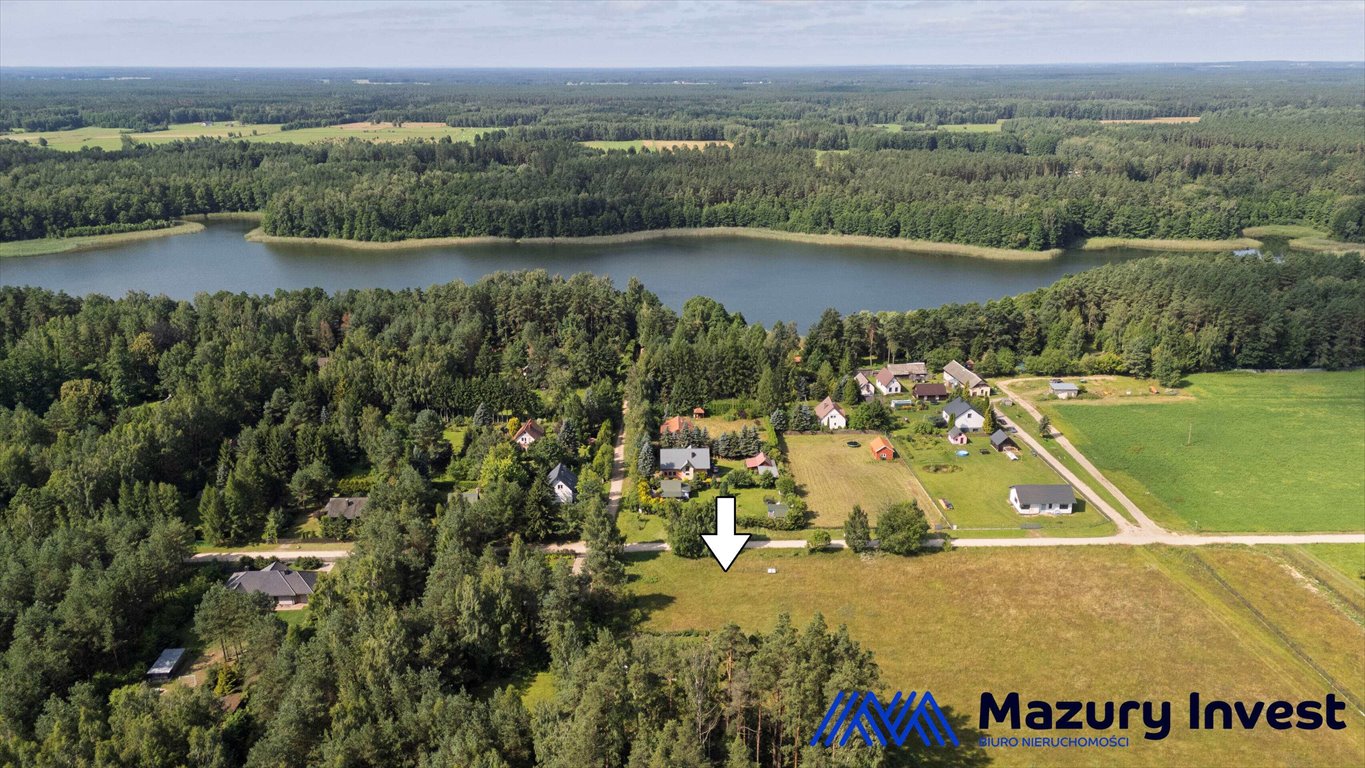 Działki budowlane z prywatnością i dostępem do jeziora Piasutno  978m2 Foto 1