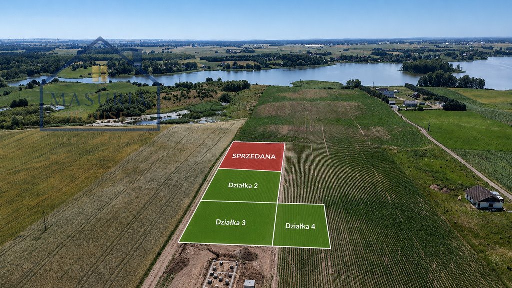 Działki budowlane z widokiem na jezioro - polecam! Nowa Wieś  1 207m2 Foto 1