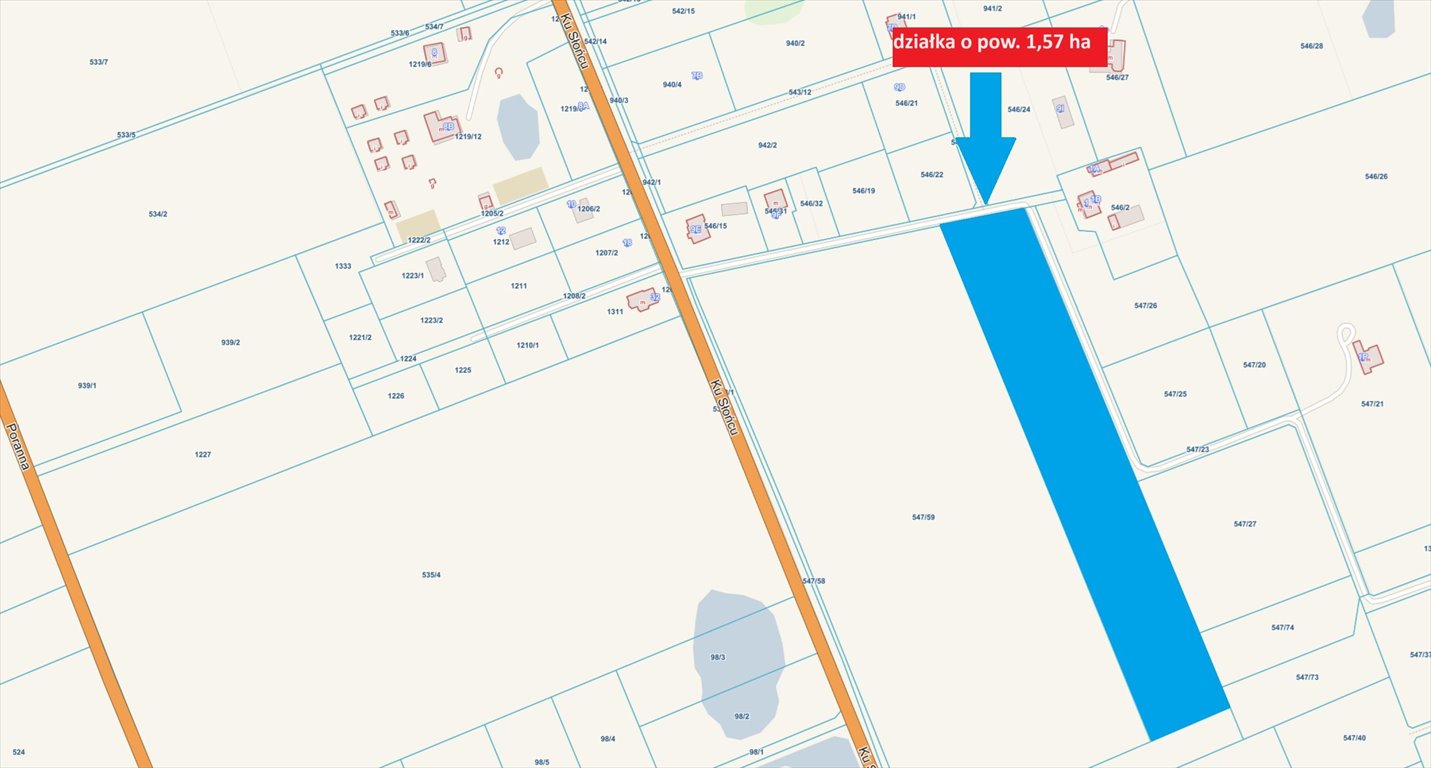 Działka rolna 15,7 ha pod inwestycję, uzbrojona, blisko morza Ustronie Morskie  15 752m2 Foto 1