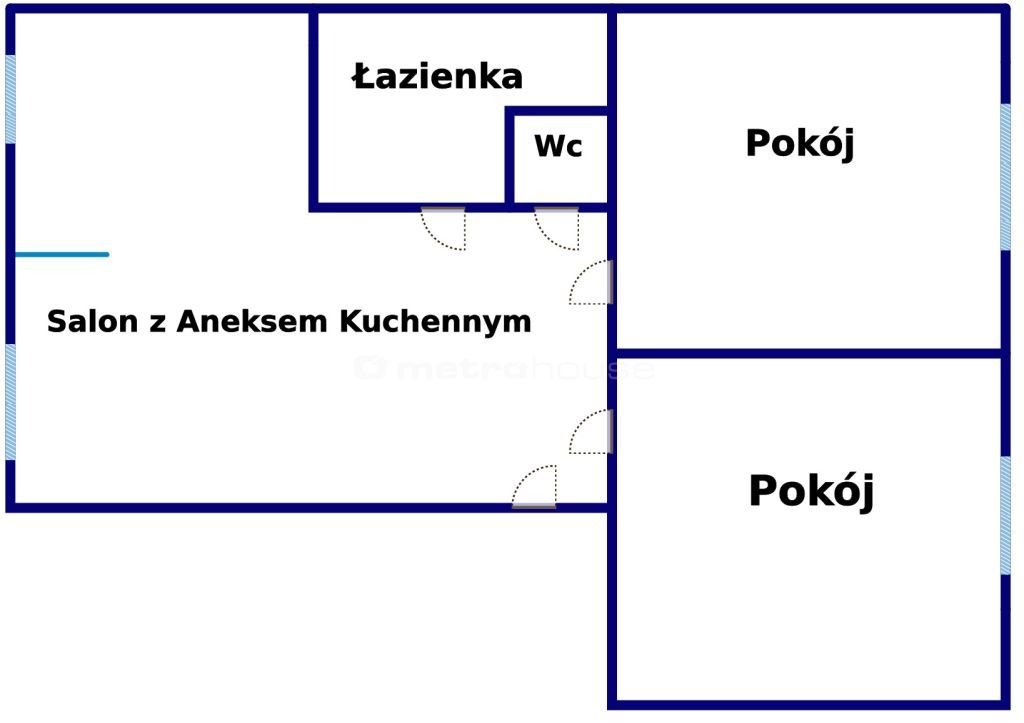 Mieszkanie trzypokojowe na sprzedaż Łódź, Bałuty, Powstańców Wielkopolskich  55m2 Foto 11