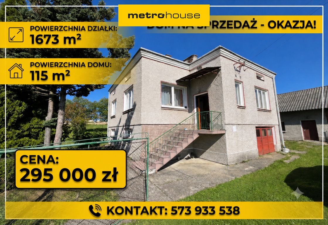 Do sprzedania przestronny dom 115 m² na dużej działce 17 arów Leśniówka  115m2 Foto 1