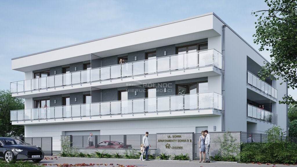 Nowe 3-pokojowe mieszkanie z dużym balkonem w Markach Marki, Sowia  53m2 Foto 1