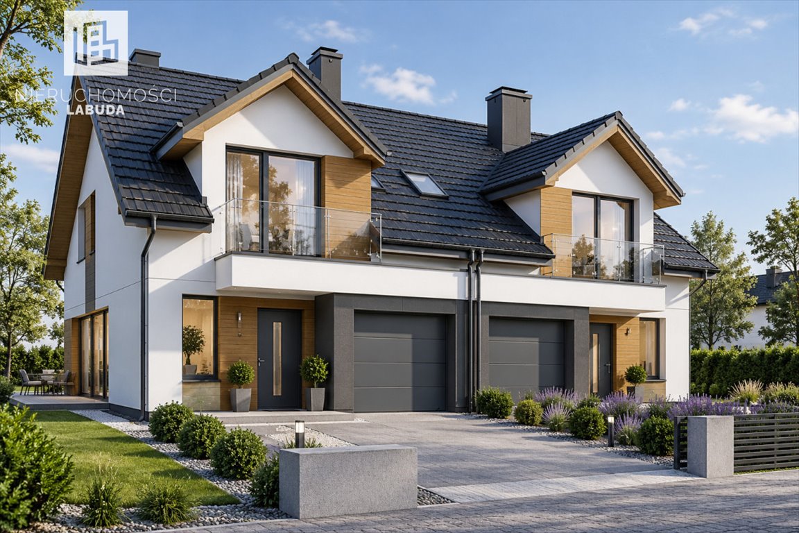 Zapraszam do nowoczesnych bliźniaków 93 m² z własnym ogrodem Dzierżążno, Kartuska  93m2 Foto 1