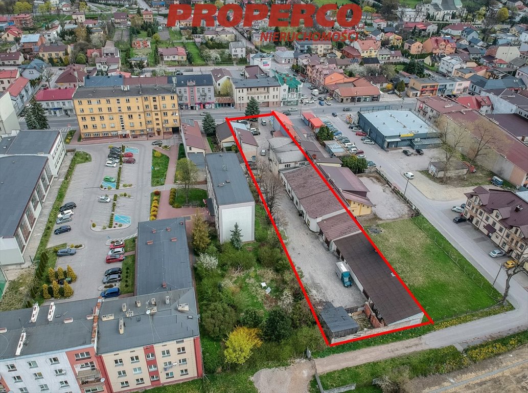 Działka inwestycyjna z budynkami w centrum Jędrzejowa - polecam! Jędrzejów  2 628m2 Foto 1