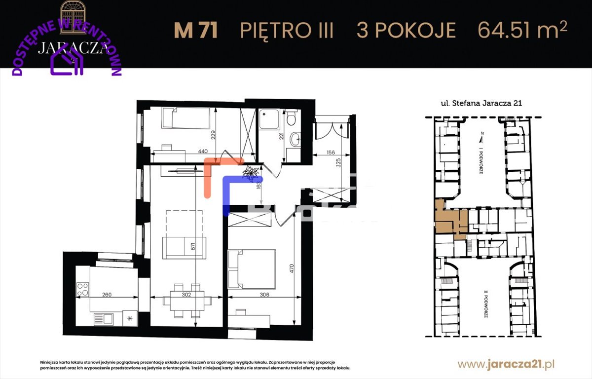 Mieszkanie trzypokojowe na sprzedaż Łódź, Śródmieście, Śródmieście, Jaracza  65m2 Foto 6