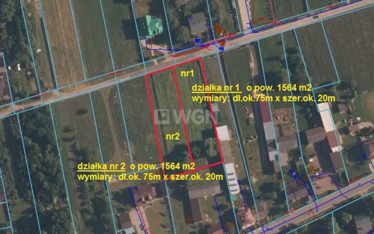Polecam działkę budowlaną 1564 m² w Białej - cisza, media, blisko szkoły Biała  1 564m2 Foto 1