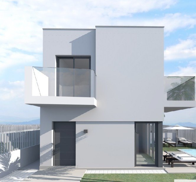 Nowoczesne domy z prywatnym ogrodem i basenem w Rojales - polecam! Hiszpania, Alicante, Costa Blanca  102m2 Foto 1