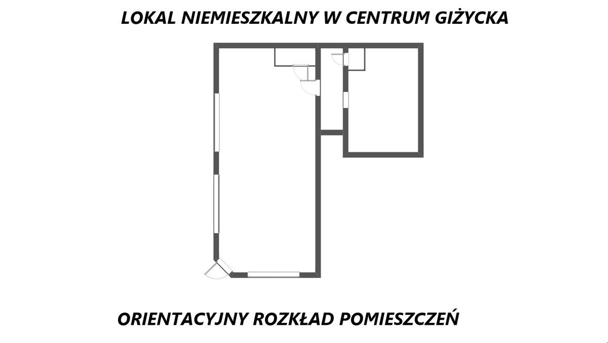 Lokal użytkowy na sprzedaż Giżycko, Giżycko  90m2 Foto 5