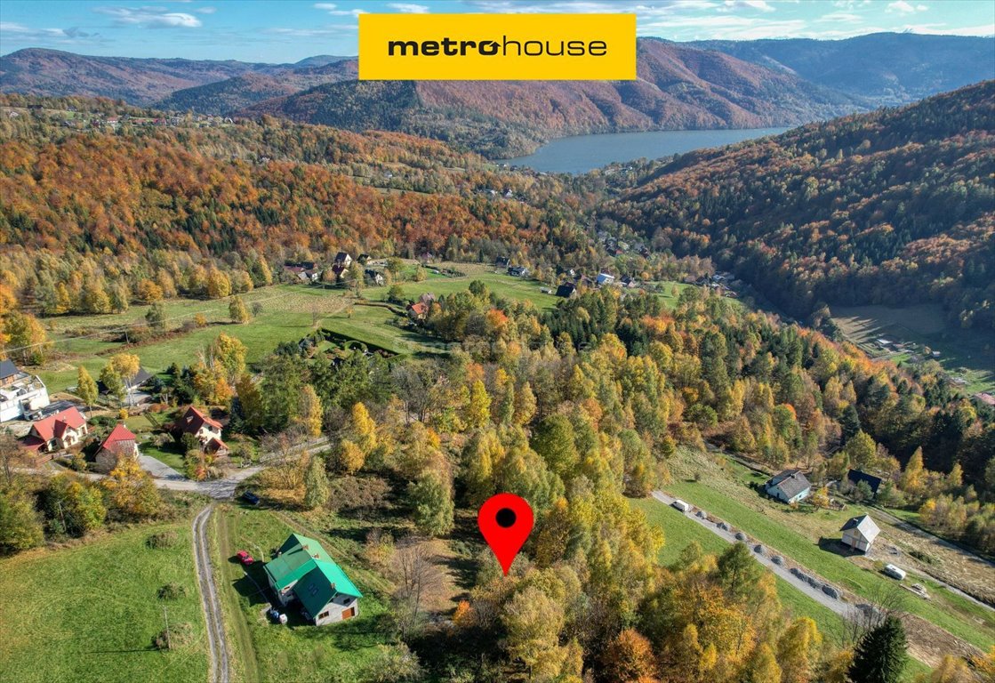 Działka budowlana z widokiem na las w Międzybrodziu Bialskim Międzybrodzie Bialskie, Pod lasy  2 264m2 Foto 1