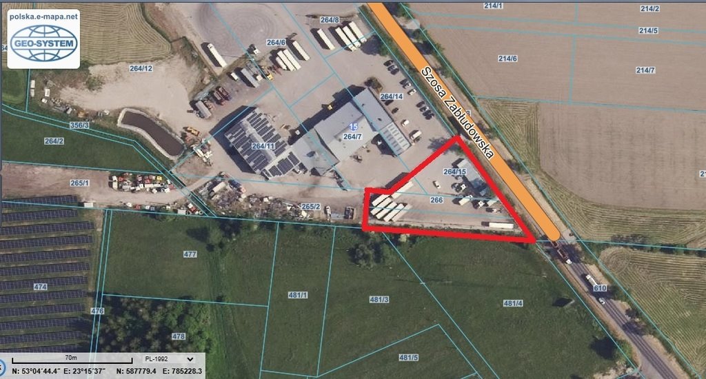 Działka komercyjna pod dzierżawę Kuriany  3 300m2 Foto 1