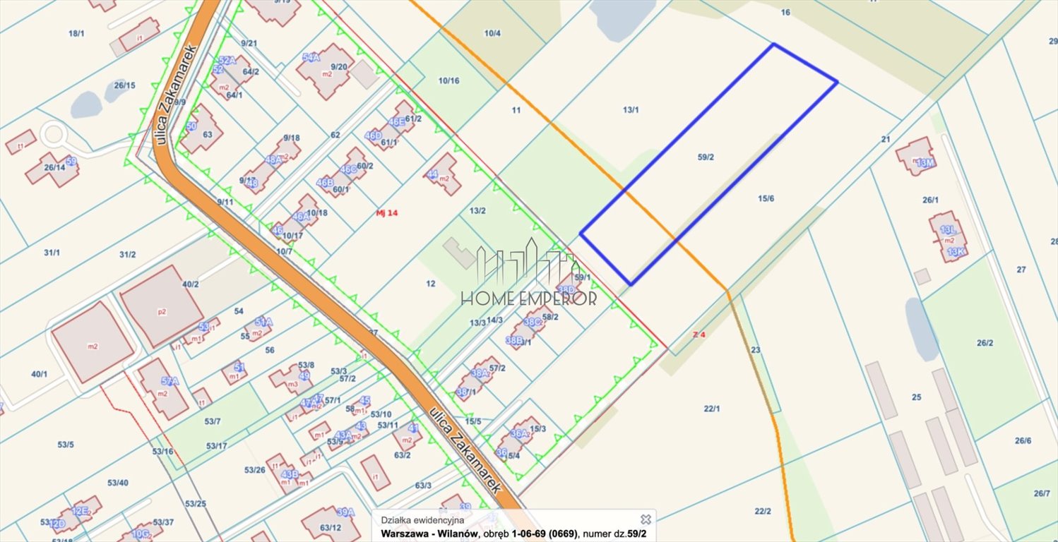Działka budowlana na sprzedaż Warszawa, Wilanów, Powsin, Zakamarek  5 272m2 Foto 1