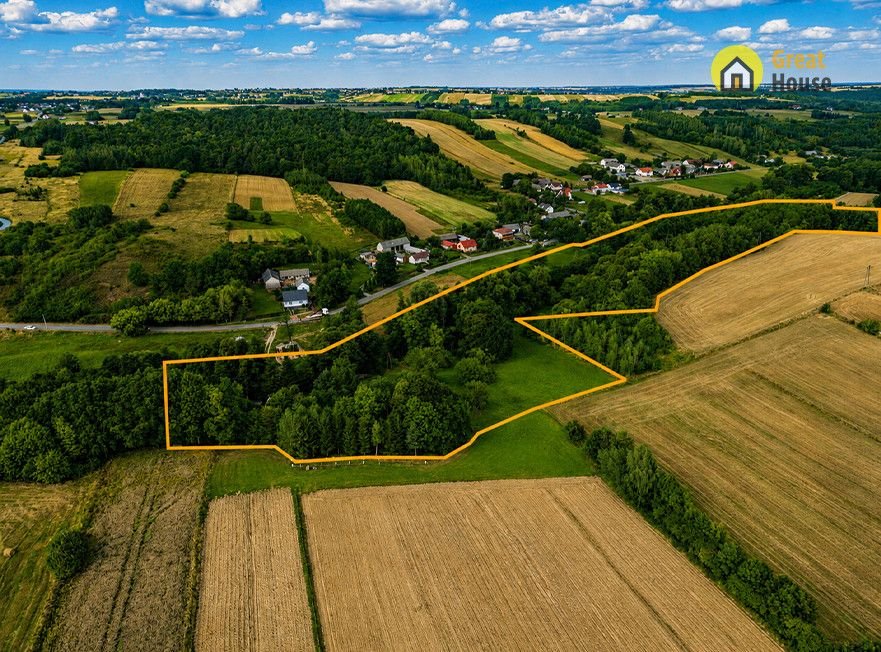 Polecam samowystarczalne siedlisko 2,54 ha z lasem i rzeką Cząstków, Zamłynie  25 400m2 Foto 1