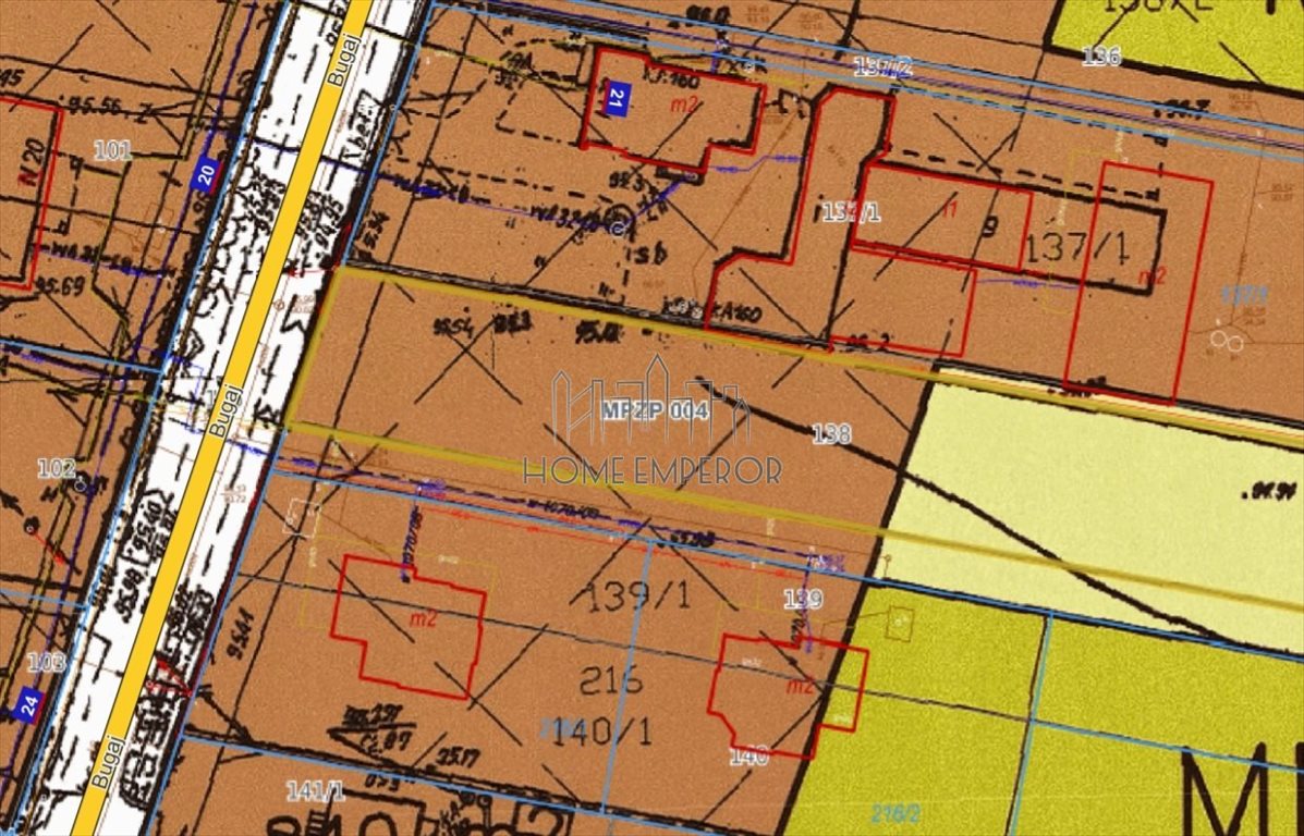 Polecam działkę 8 200 m² z mediami w Koczargach Nowych Koczargi Nowe, Bugaj  8 200m2 Foto 1