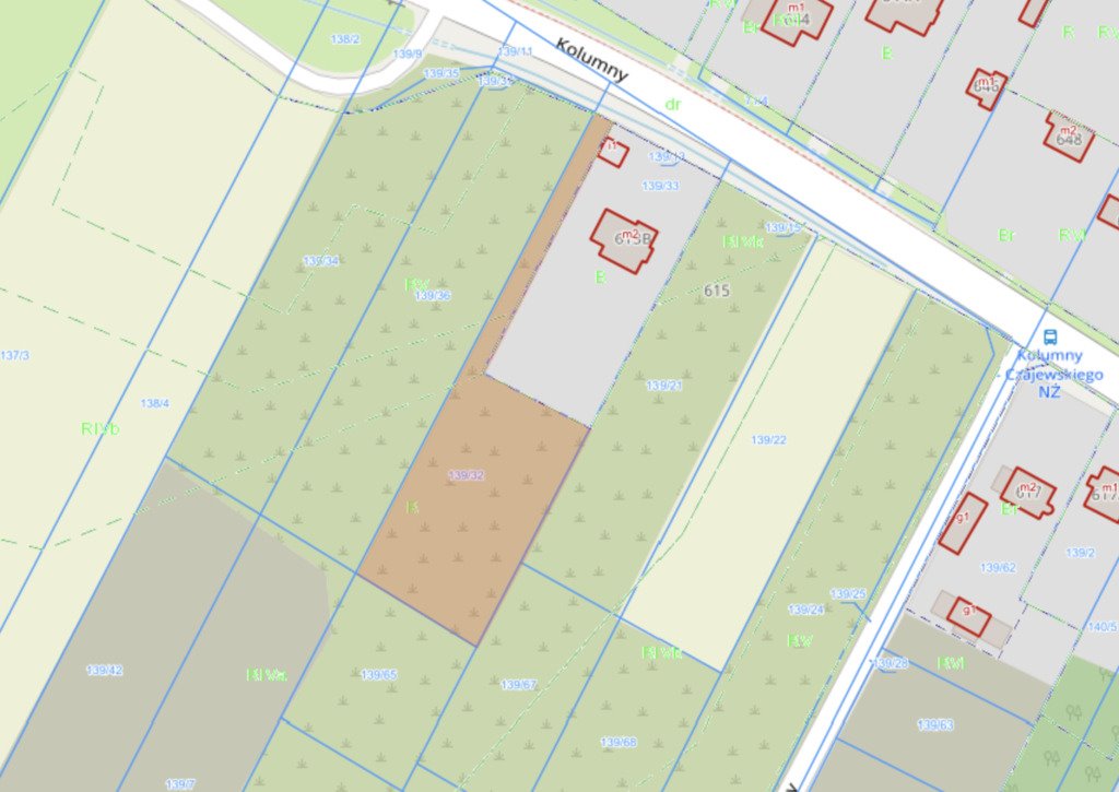 Działka budowlana na sprzedaż Łódź, Górna, Kolumny  2 446m2 Foto 2