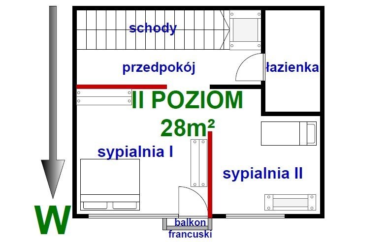 Mieszkanie trzypokojowe na sprzedaż Warszawa, Mokotów, Wincentego Rzymowskiego  56m2 Foto 5