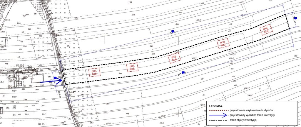 Do sprzedania działka pod 5 domów z mediami i dojazdem asfaltowym Wola Cicha  6 100m2 Foto 1