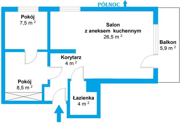 Mieszkanie trzypokojowe na sprzedaż Kołobrzeg, Europejskie, Helsińska  51m2 Foto 10