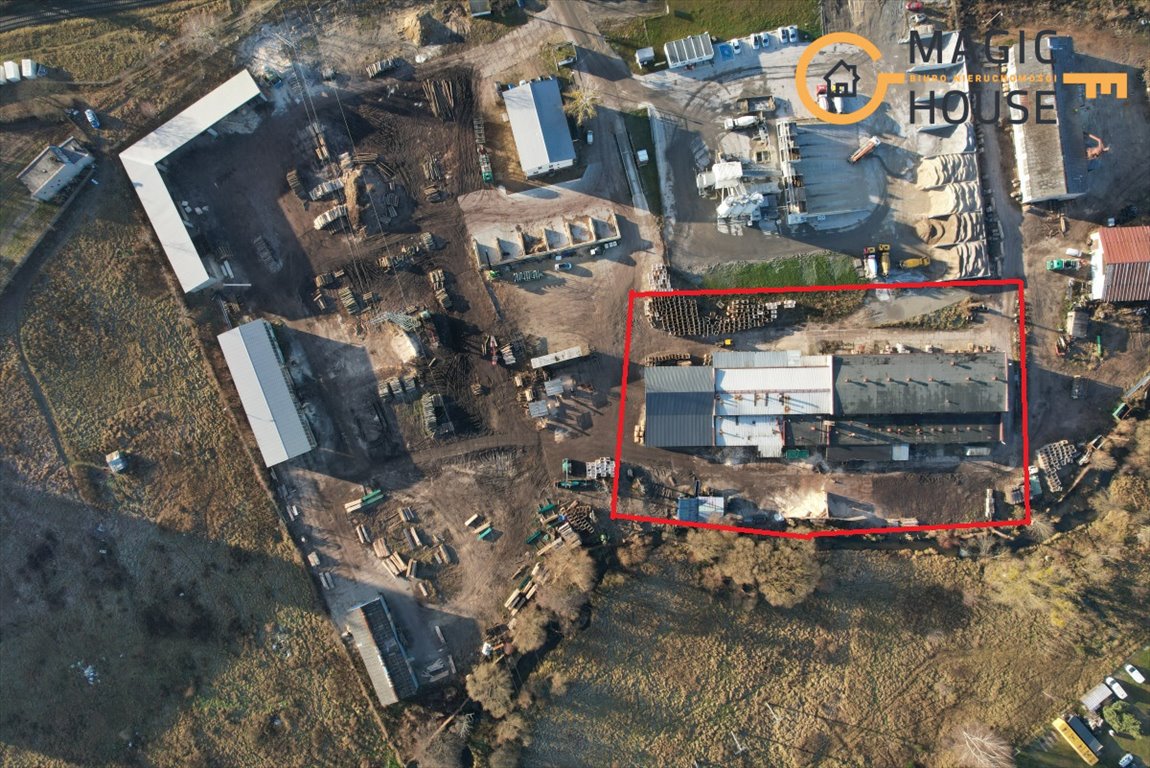 Polecam halę przemysłową 1700 m² z wiatą 400 m² i utwardzonym terenem Lębork, Wicka Rogali  2 100m2 Foto 1