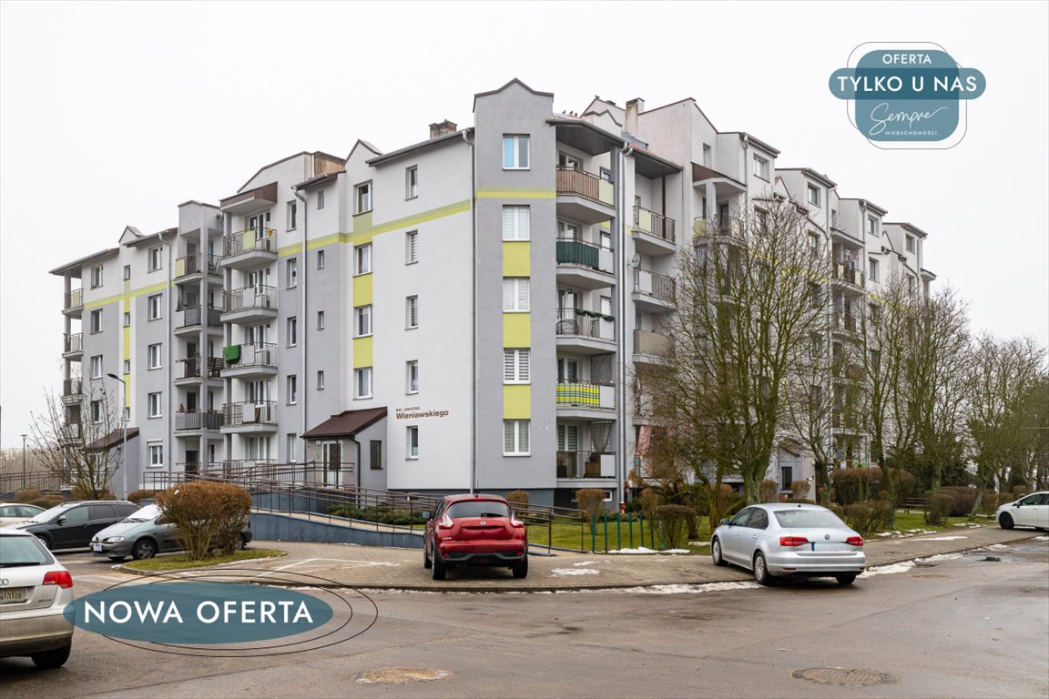 Przytulne 2 pokoje z balkonem, blisko sklepów i komunikacji Zduńska Wola, Henryka Wieniawskiego  48m2 Foto 1