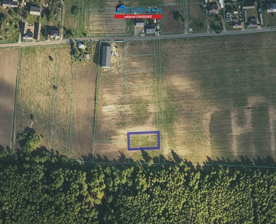 Do sprzedania działka 1080 m² pod dom w Józefowicach Józefowice  1 080m2 Foto 1