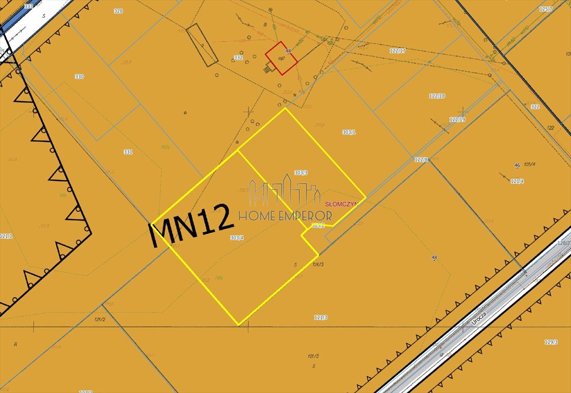 Działka pod zabudowę jednorodzinną 1636 m² - zapraszam Słomczyn, Urocza  1 636m2 Foto 1
