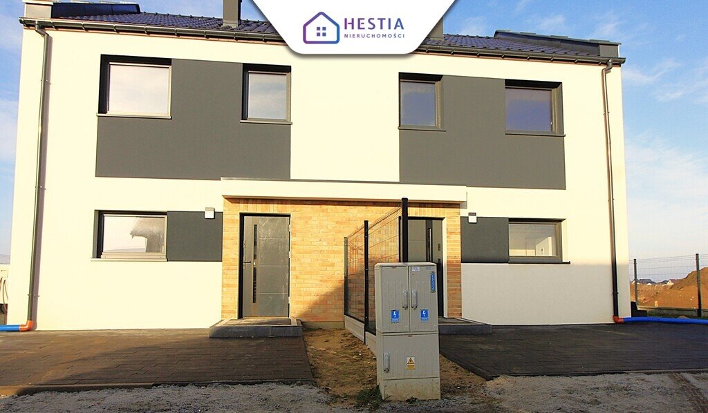 Nowoczesny bliźniak 101,5 m² z tarasem i ogrzewaniem podłogowym Grzędzice  102m2 Foto 1