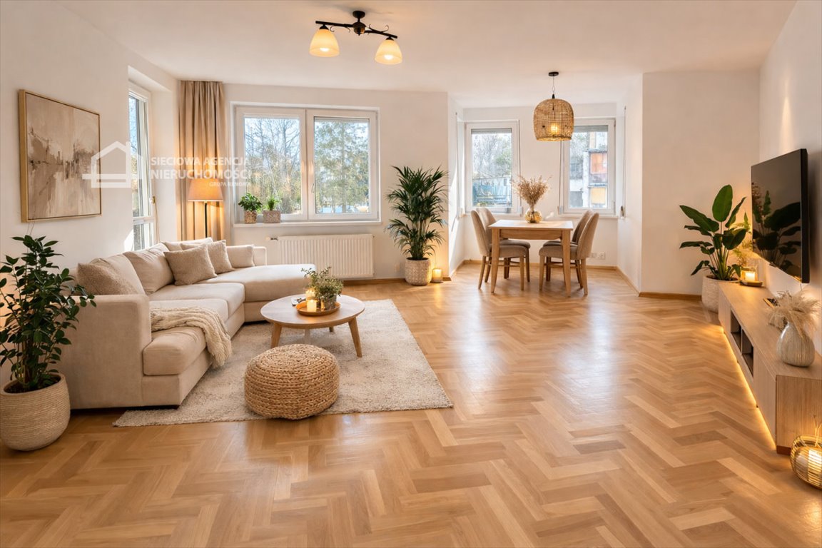 Przestronne 3-pokojowe mieszkanie z balkonem i widokiem na zieleń Kartuzy  99m2 Foto 1