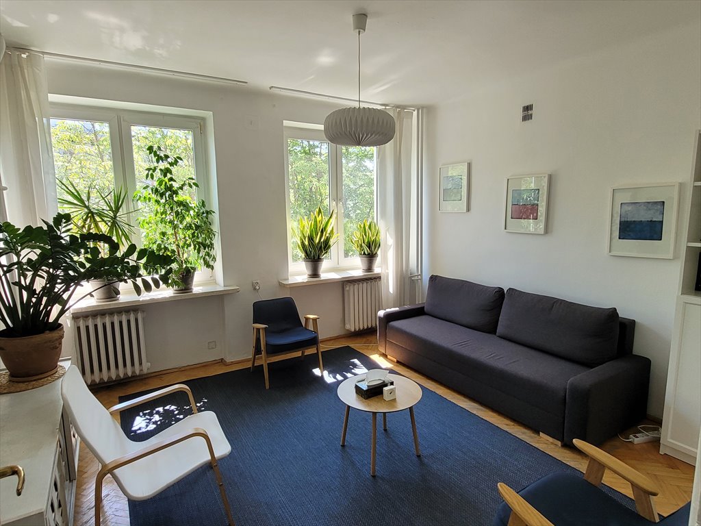 Kawalerka 35 m2 z widokiem na kasztanowce, wysoki standard Warszawa, Śródmieście, Al. Wyzwolenia 9  35m2 Foto 1