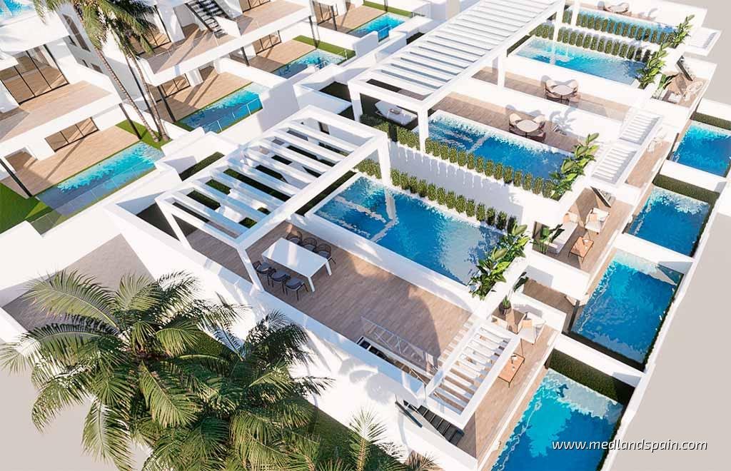 Nowoczesne mieszkanie 74 m² z widokiem na Benidorm Hiszpania, Finestrat  74m2 Foto 1