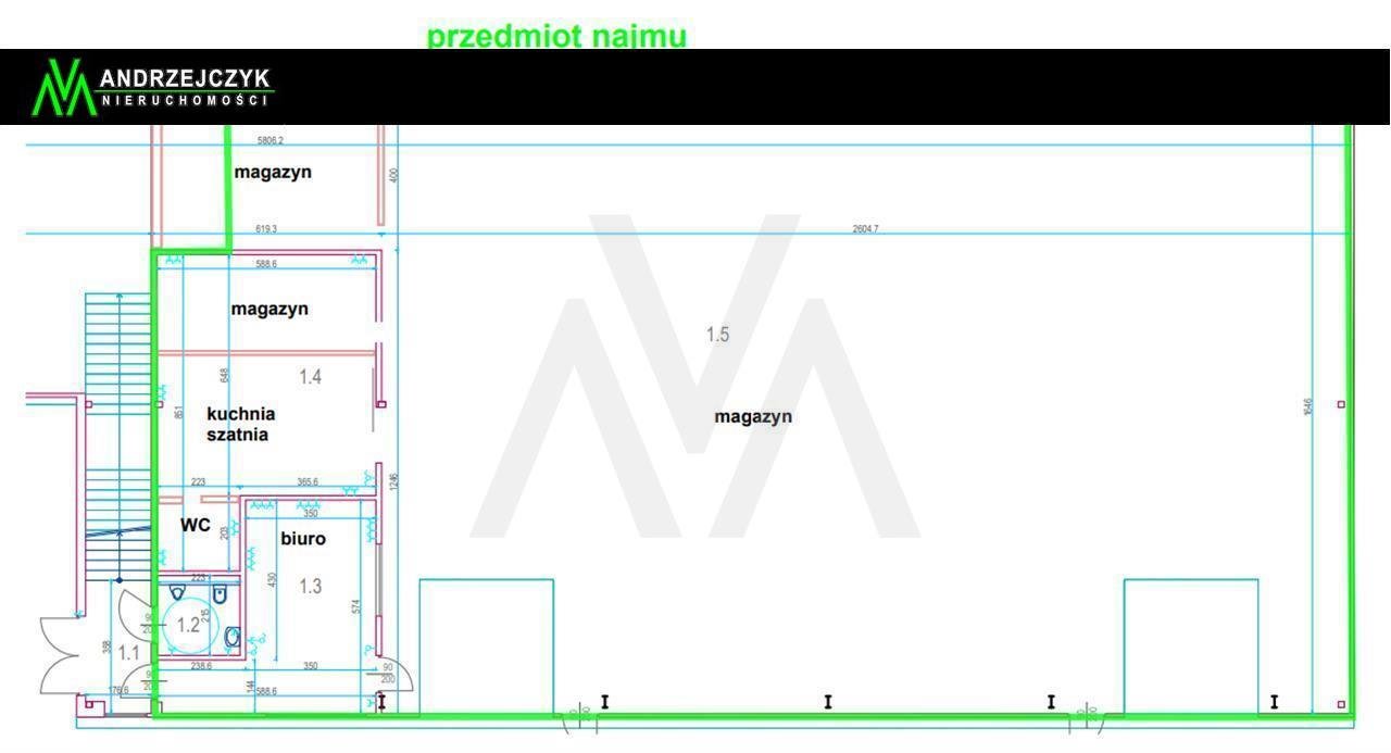 Magazyn 513m² z biurem, dostęp 24/7, Pruszcz Gdański Pruszcz Gdański, Batalionów Chłopskich  513m2 Foto 1